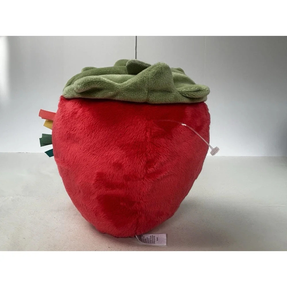 Itzy Ritzy Sweetie Snuggles Bonnie the Strawberry Soft Plush Sensory Stuffed Toy